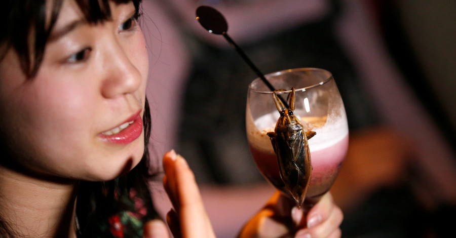В баре Токио разработали праздничное меню с тараканами