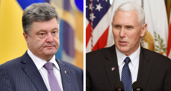 Что ожидать от первой встречи Петра Порошенко с новым вице-президентом США