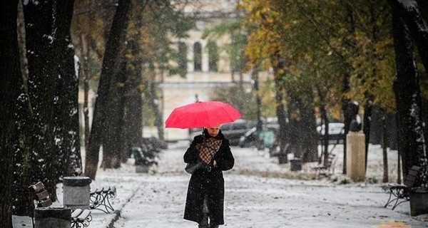 Сегодня днем, 21 февраля, в Украине пройдет дождь с мокрым снегом