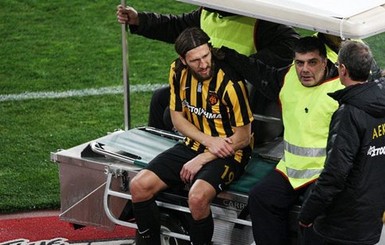 Чигринский сломал руку в матче Кубка Греции