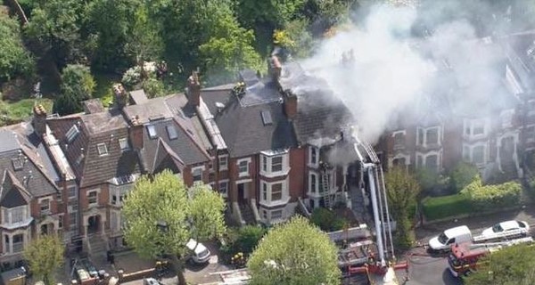 На севере Лондона прогремел взрыв