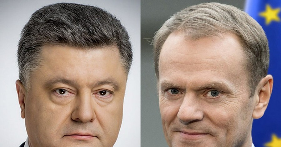 Порошенко и Туск согласовали саммит Украина-ЕС, который пройдет в Киеве