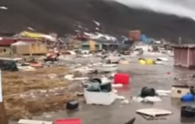 Цунами в Гренландии: под водой остались 11 домов
