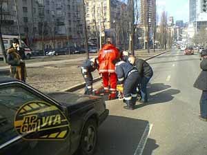 Иномарка сбила пенсионерку на «зебре» в Печерском районе 