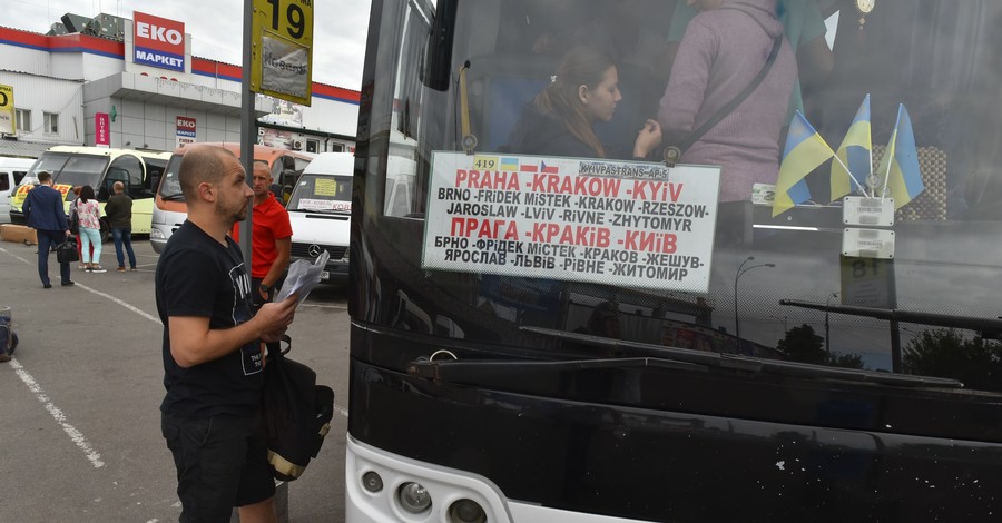 В автобусе Киев – Прага пассажиров с биопаспортами не обнаружено