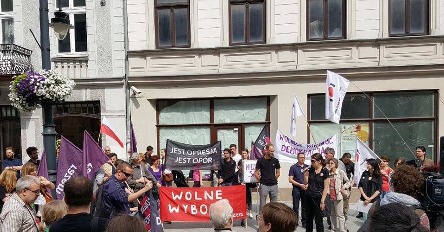Во время протестов в Польше задержан 31 человек