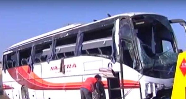 В Испании перевернулся пассажирский автобус, пострадали 26 человек