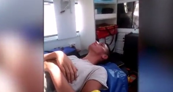 Украинец, приплывший на батуте в Крым, попал в психбольницу: 