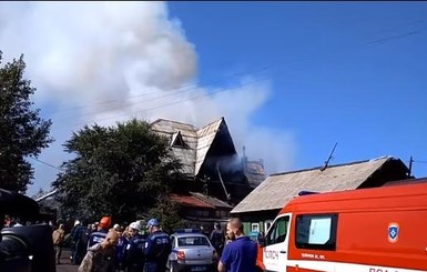 Пожар в доме престарелых в Красноярске: три человека пострадали