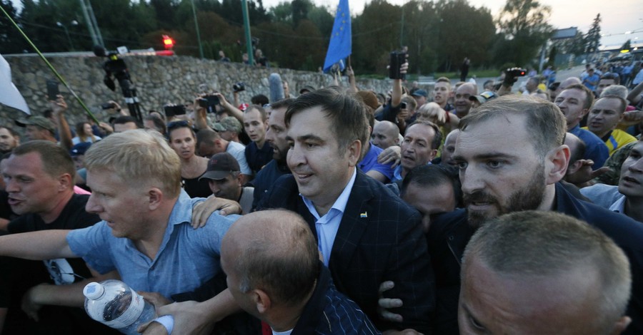 Саакашвили прорвался в Украину: полиция открыла уголовное дело 