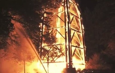 Во Германии сгорела знаменитая Башня Гете
