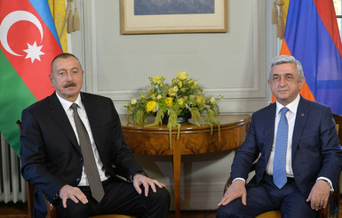 Президенты Армении и Азербайджана встретились в Женеве 