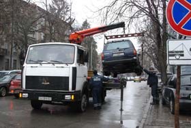 В Киеве больше не эвакуируют автомобили 