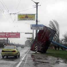 Киев полностью восстановился после вчерашнего урагана 