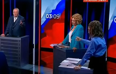 Собчак и Жириновский  вновь поскандалили на дебатах