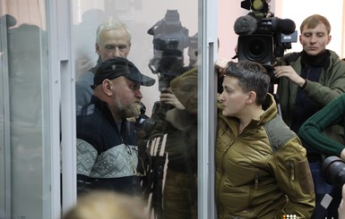 Рубана арестовали, его пришла поддержать Савченко
