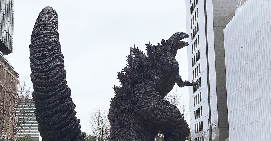 В Япония появилась рекордная статуя Годзиллы