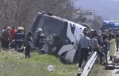 В Болгарии перевернулся автобус: погибли 10 человек