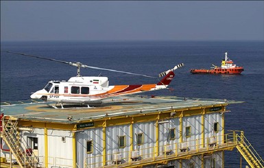 В Персидском заливе разбился вертолет