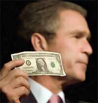 Доллар резко подорожает после отставки Буша 