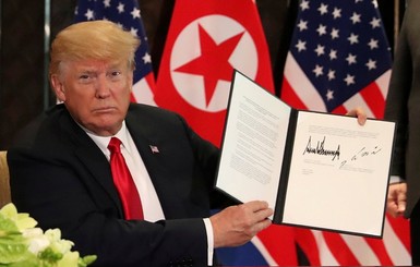 Журналисты высмеяли соглашение Трампа и Ким Чен Ына