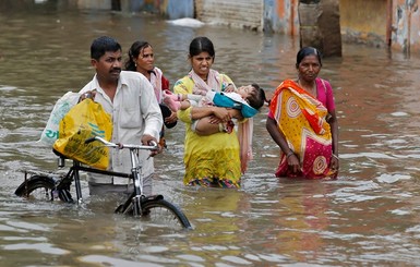 Жертвами муссонных дождей в Индии стали 511 человек