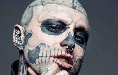 В Канаде покончил с собой самый татуированный артист Zombie Boy