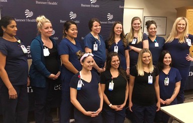 В больнице Аризоны забеременели одновременно 16 медсестер