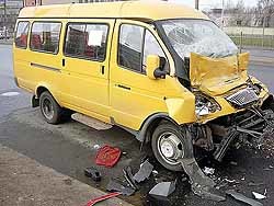 14 пассажиров маршрутки попали аварию в Киевской области 