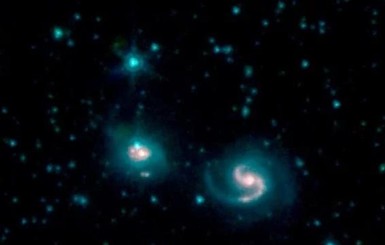 Телескоп заметил губительное слияние галактик
