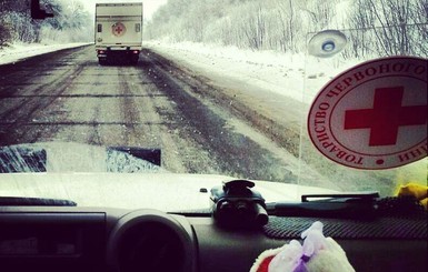 Красный крест доставил в Донбасс 140 тонн гуманитарной помощи