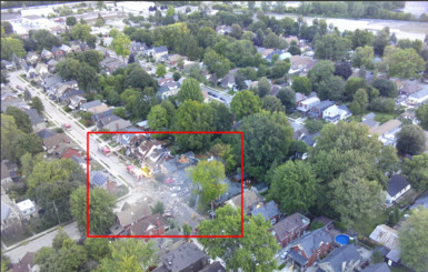 В канадском Лондоне из-за автомобиля разрушены 7 домов