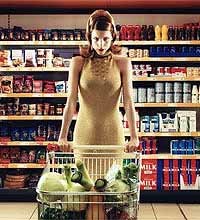 За мужем… в супермаркет 