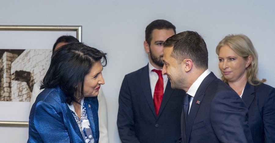 Второй день Зеленского в Польше начался со встречи с президентом Грузии