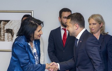 Второй день Зеленского в Польше начался со встречи с президентом Грузии