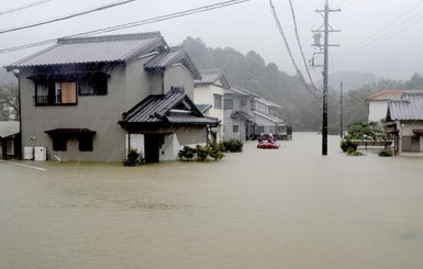 На Японию обрушился тайфун 