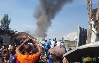В Конго разбился самолет с 17 пассажирами на борту