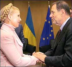 Солана похвалил и отругал Тимошенко 