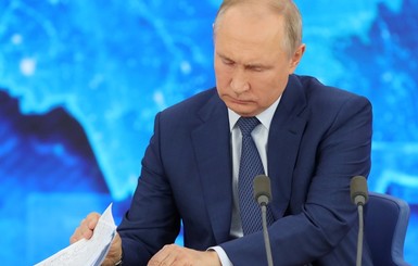 Украинскому телеканалу вынесли предупреждение за показ пресс-конференции Владимира Путина годичной давности