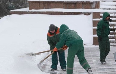 Спрос на услуги по уборке снега в Киеве вырос в 23 раза