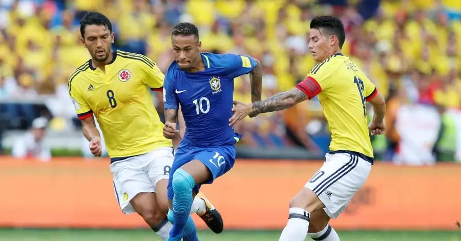 Отбор ЧМ-2022. Бразилия победила Колумбию и за шесть туров до финиша досрочно вышла на Мундиаль