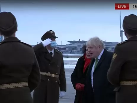До України прибув прем'єр-міністр Великої Британії Борис Джонсон