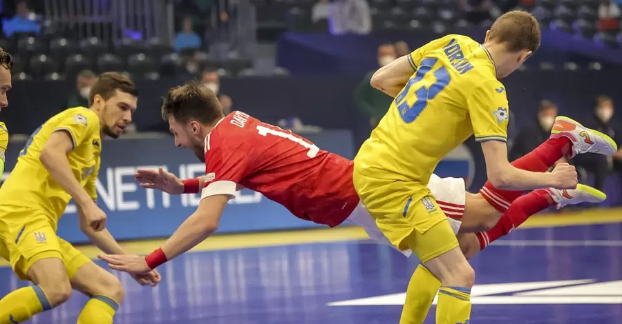 Україна поступається Росії дорогою у фінал футзального Євро-2022, не забивши пенальті за хвилину до кінця
