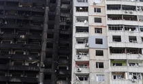 Житлові будинки Харкова після обстрілу