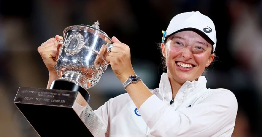 Переможницею Роллан Гаррос стала тенісистка з Польщі Іга Швентек