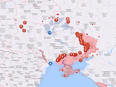 Карта боевых действий в Украине: 26.07.2022