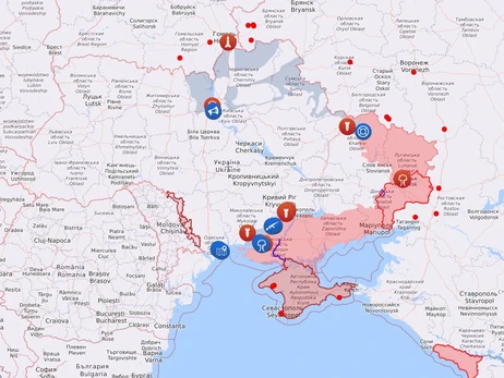 Карта боевых действий в Украине: 28.07.2022