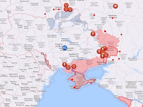 Карта боевых действий в Украине: 29.07.2022