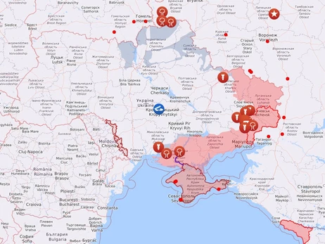 Карта боевых действий в Украине: 30.07.2022