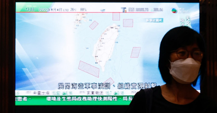Китай почав чотирьохденні масштабні навчання навколо Тайваню